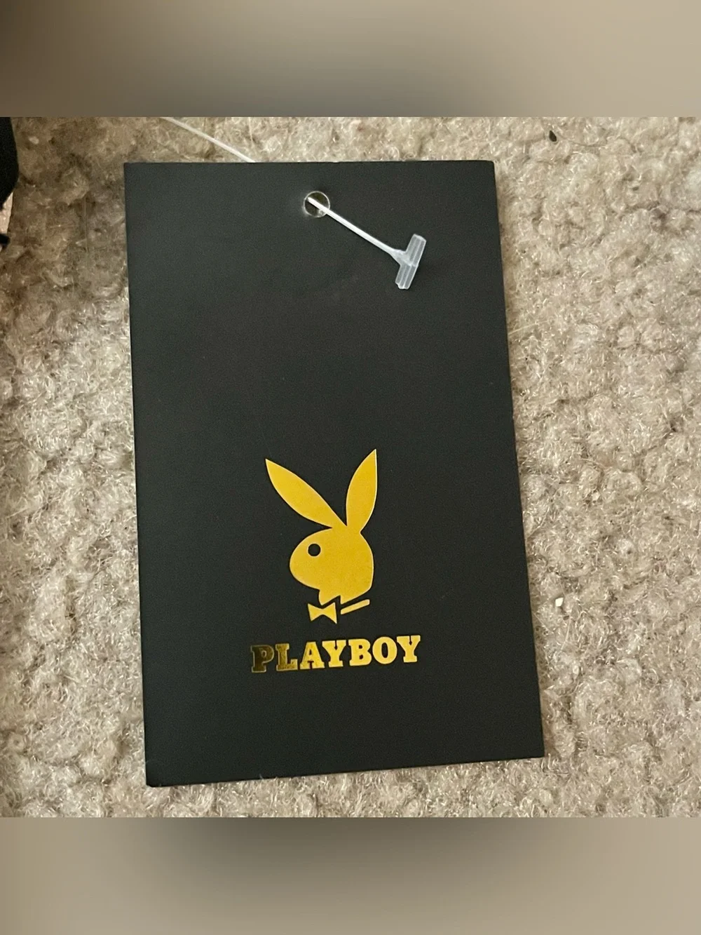 Playboy Bunny Heart Black Mesh Lingerie Teddy Panty Set Medium BNWT